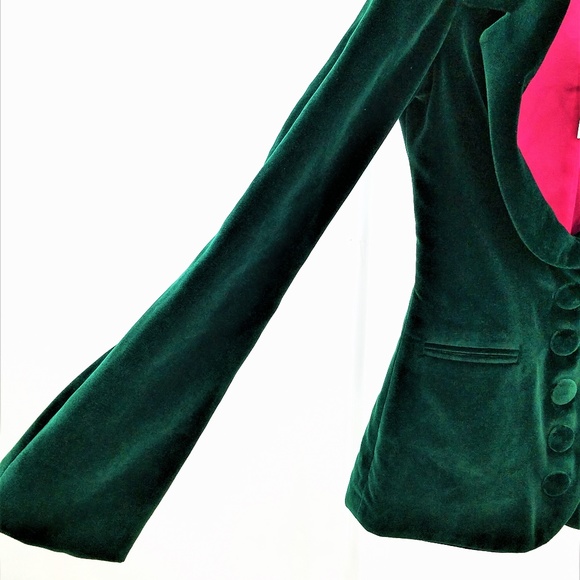 Lac Et Mel Velour Blazer - Picture 3 of 6